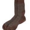 Socks - Cape Alpaca Heavy Hiker Socks - Bark - 4-7
