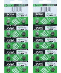 SODA AG4 | LR626 | 377A Alkaline Batteries 1.5V 2 Packs of 10 Bundle