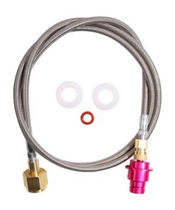 SodaStream External Hose Adapter Kit Pink Quick release to G5/8-14 CO2 Tank