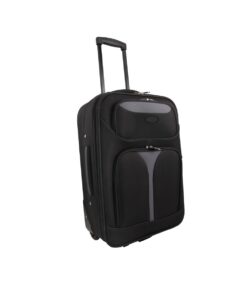 Soft Case Luggage Bag - Black/Grey - 61 cm