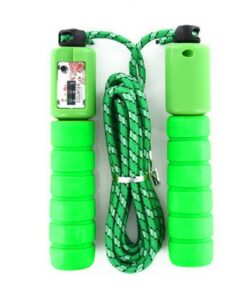 Soft Grip Skipping Rope with Counter - Green