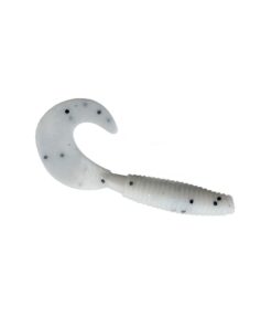 Soft Plastic Grub Fish Lures 60mm 1.5g, 50 Piece - White