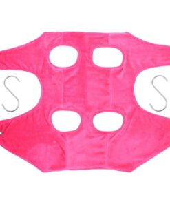 Soft Small Dog Cat Hammock Helper for Bathing Nail Trimming - Rose Red