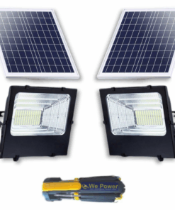 Solar Floodlight Two Ausma 100W Solar Floodlights & Screwdriver Set