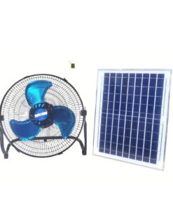 Solar Powered Fan with Solar Panel & Bonus Key Holder