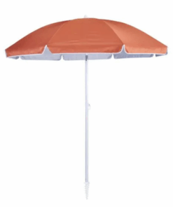 Solid Self Standing Beach Umbrella - Orange
