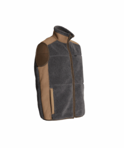 Solognac Sleeveless Sherpa Fleece Gilet 500 Grey - L