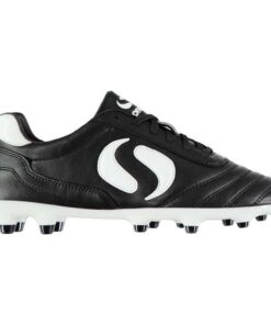 Sondico Juniors Strike FG Football Boots - Black & White (Parallel Import) - UK 3