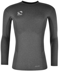 Sondico Men's Base Core Long Sleeve Base Layer - Grey Marl (Parallel Import) - 3XL