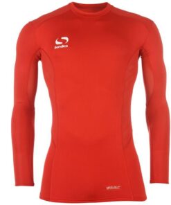 Sondico Men's Base Core Long Sleeve Base Layer - Red (Parallel Import) - M