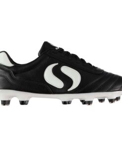 Sondico Men's Strike Soft Ground Football Boots - Black & White (Parallel Import) - UK 7