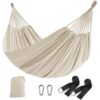 Songmics Portable Outdoor Cotton Hammock