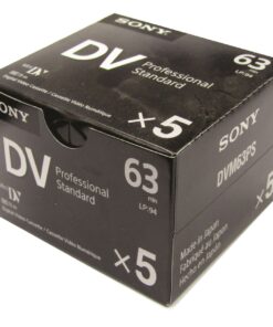 SONY DVM63PS MINIDV 63MIN PROFESSIONAL STANDARD - 5 PACK