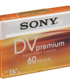 SONY Premium Mini DV 60-Minute Digital Video Cassette Tape - PACK OF 10