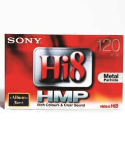 Sony Video Hi8 120 Minute HMP Metal Particle 3 pack