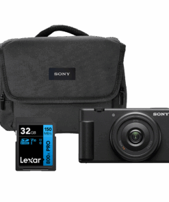 Sony ZV-1F Vlogging Camera (Black) + Bag & Card