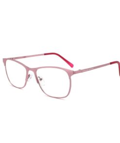 Sophie Moda Children Glasses: Kids Anti-Blue Light Round Frame - Red