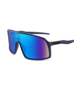 Sophie Moda: Sports Cycling Sunglasses - Velocita V2 Polarised - Blue