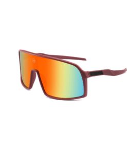 Sophie Moda: Sports Cycling Sunglasses - Velocita V2 Polarised - Red