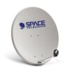 Space TV 90cm Aluminium Offset Satellite Dish withGalvanised Steel Mounting