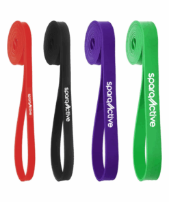 Sparq Active - Resistance Power Bands for Fitness Training - Set of 4