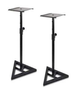 Speaker Stand Pair of Sound Play 1 and 3 Holder - Telescoping Height Adjus