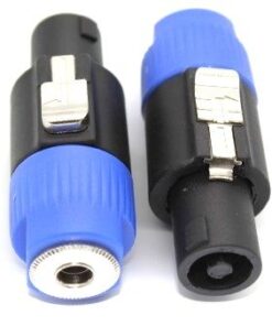 Speakon Male to Mono Female Adaptor