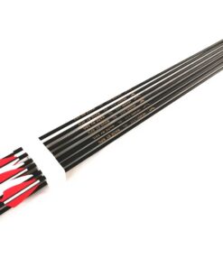 SPG Arrows For Recurve Bows Archery - Pure Carbon L84cm D4.2mm - Set of 12