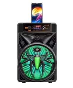 Spider Karaoke Speaker with Mic (TF/USB ) - Black