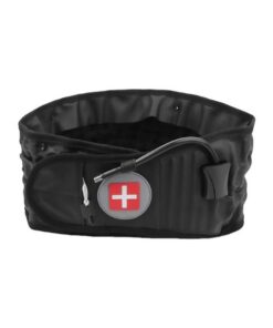 Spinal Air Traction Inflatable Belt with Manual Pump Black