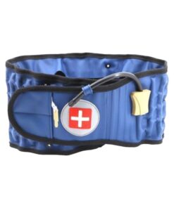 Spinal Air Traction Inflatable Belt with Manual Pump Blue