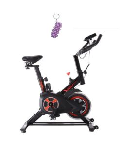 Spinning Exercise Bike With LCD Display And A Keyholder