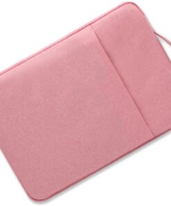 Splashproof Laptop Sleeve with Handle-Macbook/Laptop 14/14.5 Inches-Pink