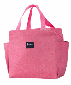 Splendid Large Capacity Thermal Insulated Lunch & Cooler Bag - Dusty Pink