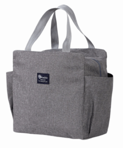 Splendid Large Capacity Thermal Insulated Lunch & Cooler Bag - Grey