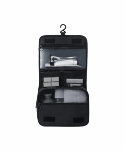 Splendid Waterproof Hanging Travel Toiletry Makeup Shower Bag - Black