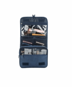 Splendid Waterproof Hanging Travel Toiletry Makeup Shower Bag - Blue