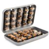Sport 40 Piece Pro Fly Fishing Lures With Portable Travel Storage Box - Gold