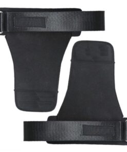 Sport Crossfit Gym Weightlifting Pull Up Hand Grip Palm Protectors - Black