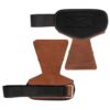 Sport Crossfit Gym Weightlifting Pull Up Hand Grip Palm Protectors - Brown