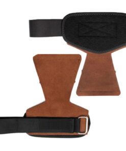 Sport Crossfit Gym Weightlifting Pull Up Hand Grip Palm Protectors - Brown