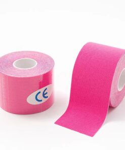Sport Kinesiology Tape Individual Package For Foot Knee Elbow - 2 Rolls - 5cmx5m - Pink