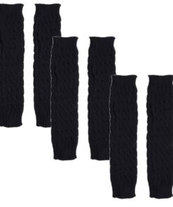 Sport Leg Warmers - Set of 3 - Black