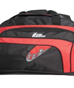 Sport Or Traveling Duffel Bag ( Black/Gray ) 26 Inch - Black, Red