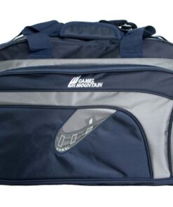Sport Or Traveling Duffel Bag ( Black/Gray ) 26 Inch - Blue, Grey