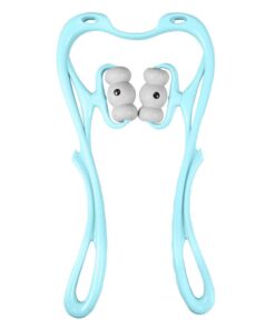 Sport Pain Relief Pressure Point Deep Tissue Rolling Neck Massager - 23cm - Blue