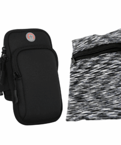 Sport Running Armband Wrist Phone Holder - Black