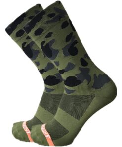 Sport Socks Compression Athletic Socks Outdoor Running Cycling Crew Socks - Green