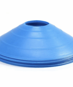Sports Disc Training Cones, Soccer, Agility Set Of 10's - Blue
