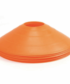 Sports Disc Training Cones, Soccer, Agility Set Of 10's - Orange